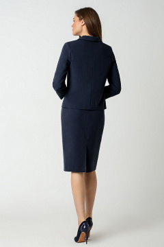 Жакет, юбка MARIKA 451 черно-синий - фото 3
