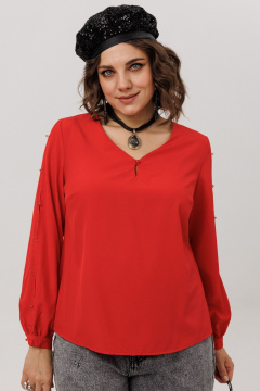 Блуза Anelli 1802 красный - фото 3