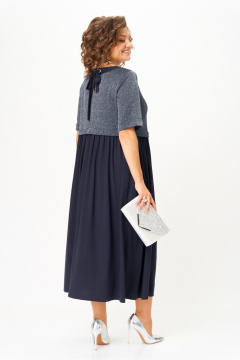 Платье Michel chic 2173/1 синий - фото 4
