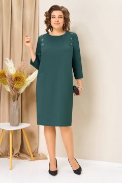 Платье VOLNA 1457 бутылочно-мятный - фото 3