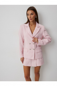 Жакет, шорты V&N Fashion 1023 розовый - фото 4