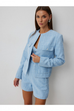 Жакет V&N Fashion 1035 голубой - фото 2