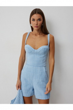 Топ V&N Fashion 1036 голубой - фото 1