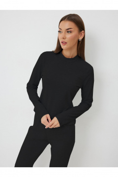 Лонгслив V&N Fashion 1014 черный - фото 2