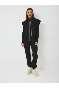 Брюки, жилет, лонгслив V&N Fashion 1016 черный - фото 4