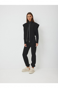 Брюки, жилет, лонгслив V&N Fashion 1016 черный - фото 3