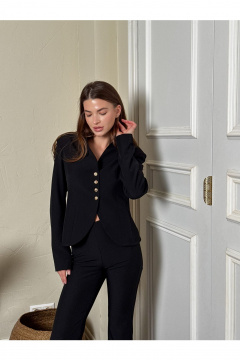 Жакет THE.WOMAN 0401 черный - фото 1