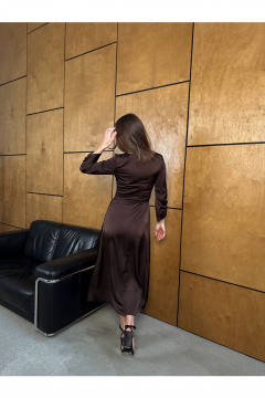 Платье THE.WOMAN 0394 шоколадный - фото 5