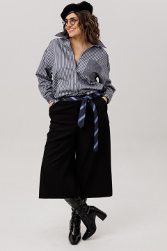 Кюлоты Anelli 1803 черная_материя - фото 3