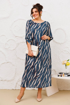 Платье Romanovich Style 1-2442 лазурно-синий - фото 4