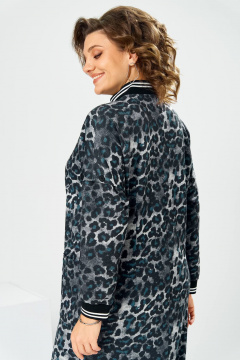 Платье Romanovich Style 1-2885 синий_леопард - фото 5