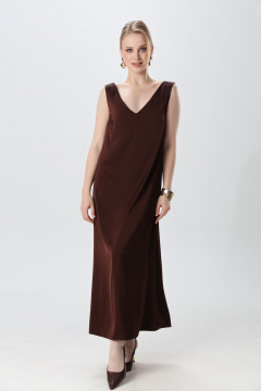 Платье NikVa 1014-5 шоколад - фото 1