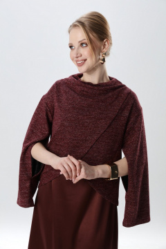 Джемпер NikVa 1016-3 махагон - фото 5