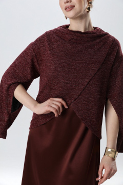 Джемпер NikVa 1016-3 махагон - фото 4