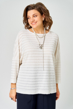 Джемпер Bliss 9401 молочный - фото 4