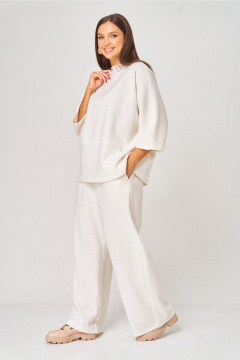 Брюки, джемпер V&N Fashion 1054 молочный - фото 3