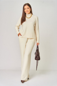 Брюки V&N Fashion 1062 бежевый - фото 1