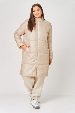 Куртка V&N Fashion 1069 бежевый - фото 4