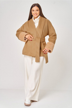 Пальто V&N Fashion 1073 охра - фото 3
