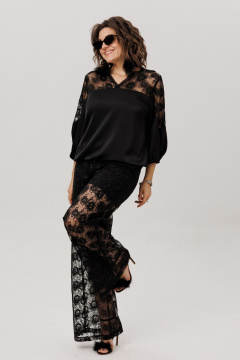 Брюки Anelli 1804 звездная_паутинка - фото 1