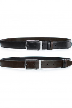 Ремень Galanteya 55424.25с2626к45 3р черный/коричн - фото 4