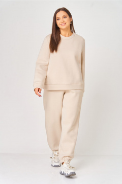 Свитшот V&N Fashion 1066 бежевый - фото 1