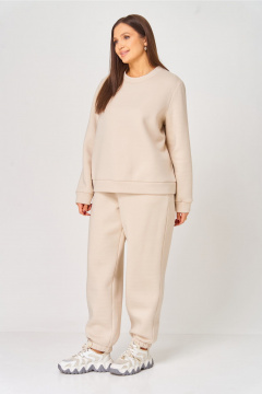 Брюки, свитшот V&N Fashion 1068 бежевый - фото 1