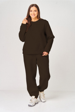 Брюки, свитшот V&N Fashion 1068 шоколадный - фото 3