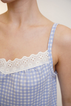 Сорочка Купалинка 656802.158-164 клетка - фото 5