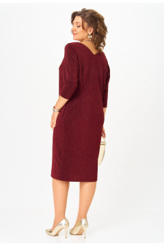 Платье Твой имидж 2297 бордо - фото 2