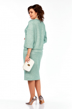 Джемпер, юбка Grace for you 283 мята - фото 3