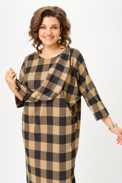 Платье Michel chic 2196 клетка - фото 3