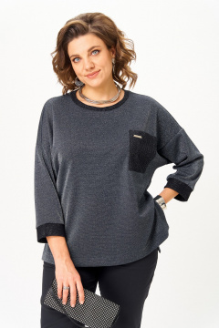 Брюки, джемпер Michel chic 1445 темно-синий - фото 3