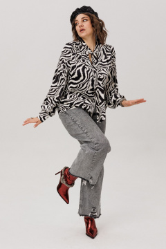 Блуза Anelli 1736 зебра_нью - фото 4