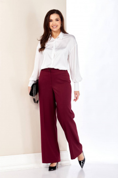 Брюки, жакет Shetti 4075 винный - фото 5