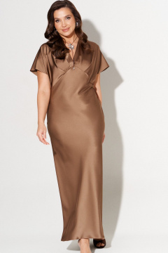 Платье AltaModa 1045 мокко - фото 5