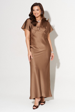 Платье AltaModa 1045 мокко - фото 4