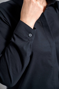 Рубашка SHLOMO 1-28 черный - фото 4