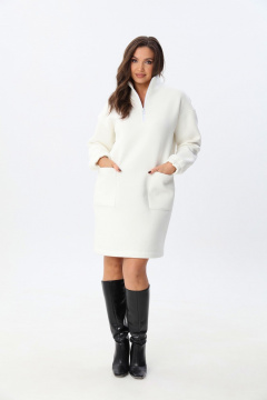 Платье ICY Street 25ICY107М-3 молочный - фото 1