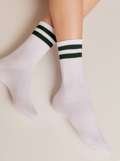 Носки CONTE ACTIVE белый-зеленый 19С-65СП - фото 3