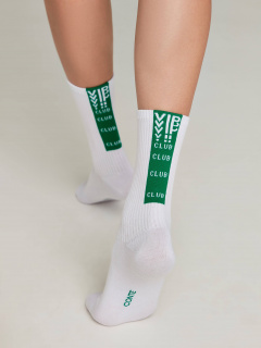 Носки CONTE ACTIVE белый-зеленый 20С-20СП - фото 2