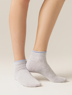 Носки CONTE ACTIVE светло-серый-голубой 12С-32СП - фото 1