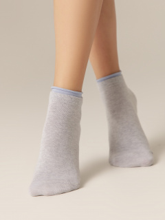 Носки CONTE ACTIVE светло-серый-голубой 12С-32СП - фото 2