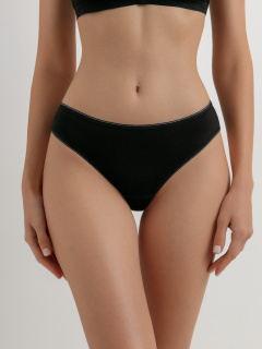 Трусы CONTE BASIC COLLECTION LB 5003 black lurex 24С-3189ТСП - фото 1