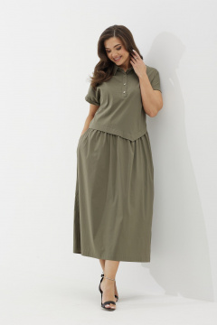 Платье ICY Street 25ICY087Х хаки - фото 2