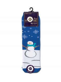 Носки CONTE HOME LINE 52-105 ср.синий - фото 3