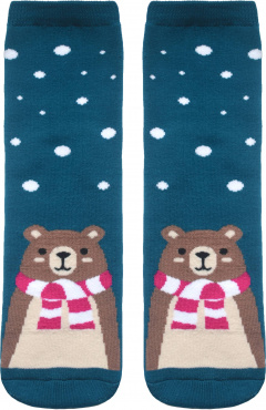 Носки CONTE HOME LINE 52-105 т.бирюза - фото 2