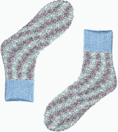 Носки CONTE HOME LINE 52-96 бирюза - фото 1