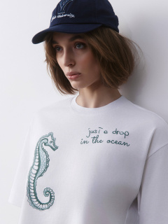 Футболка CONTE LD 2715 white-sea horse 23С-2731ТСП - фото 3