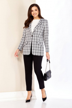 Жакет Shetti 4077 клетка - фото 4